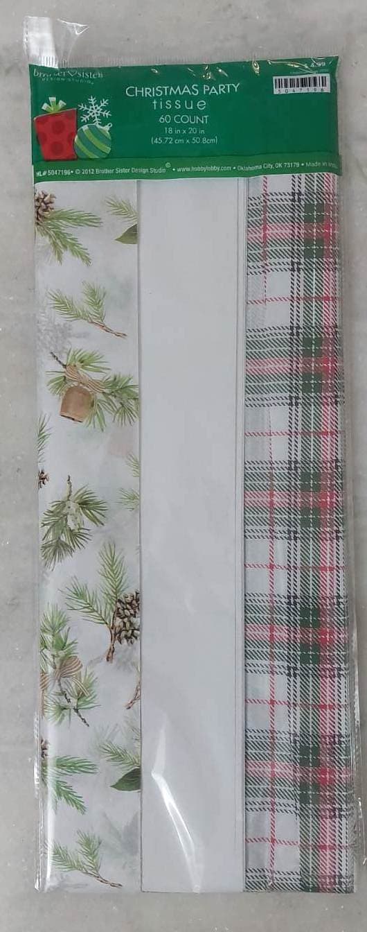 Holiday Printed & Patterned Tissue (Item #5958525)