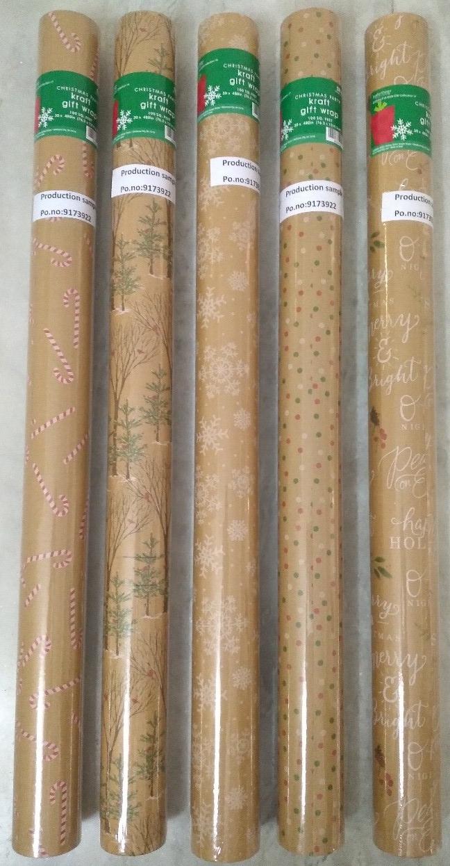 Natural Kraft Gift Wrapping Roll (100 sq.ft.)
